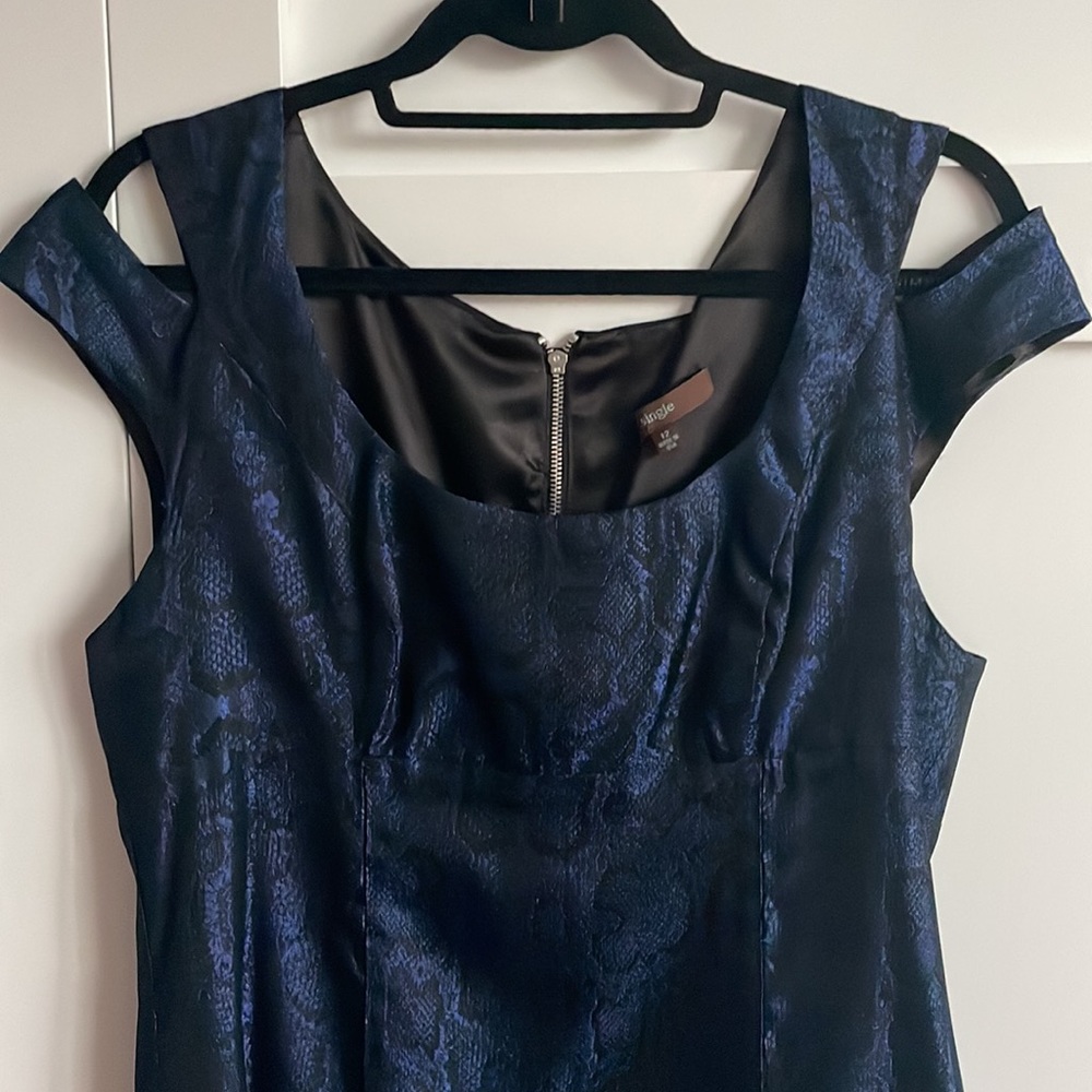 Navy cocktail dress